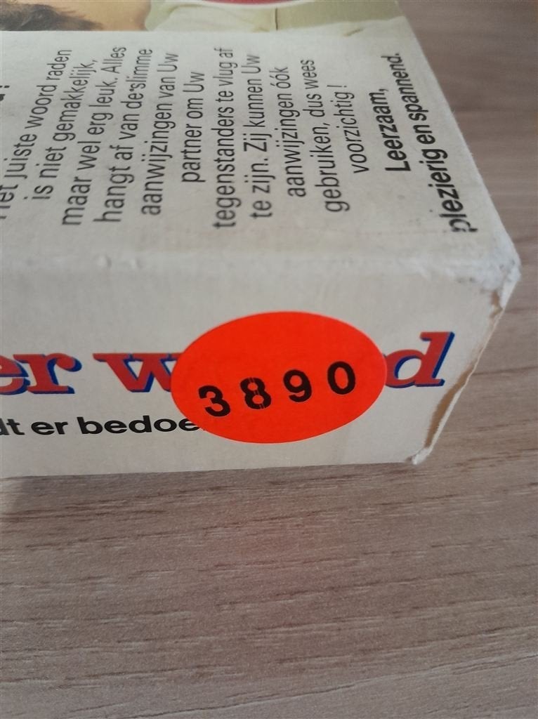 Stop ander woord - s3890, Hobby en Vrije tijd, Gezelschapsspellen | Bordspellen, Verzenden, Zo goed als nieuw