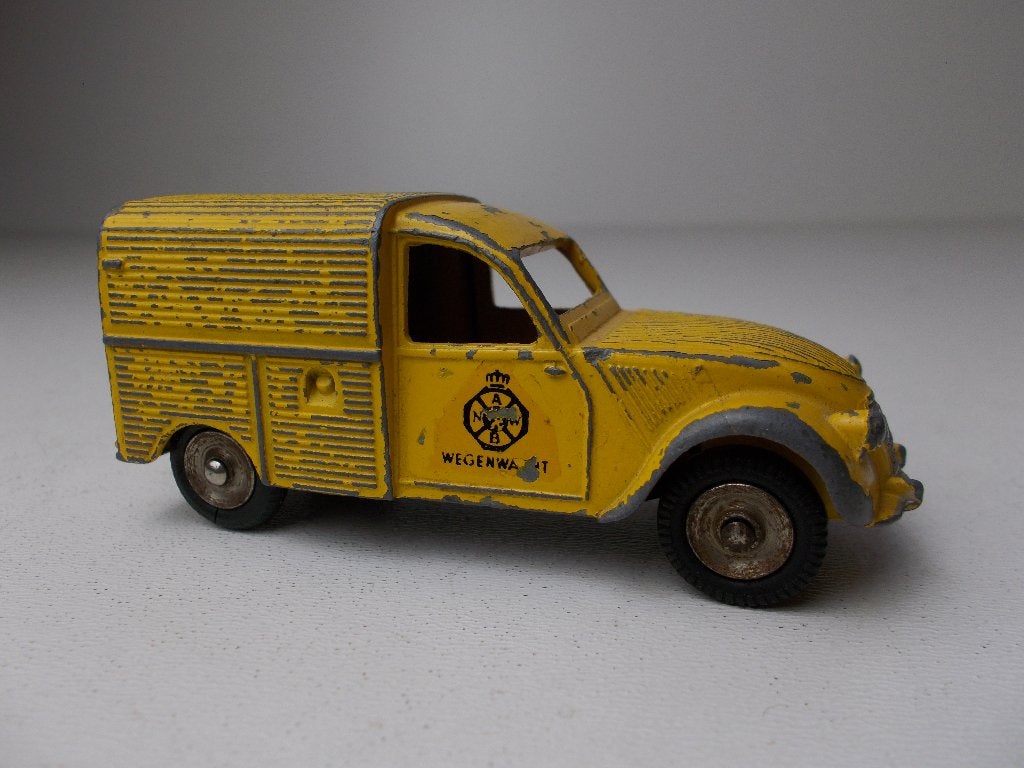 1965 Dinky Toys 562 CITROEN 2CV ANWB WEGENWACHT +Deurtje (B)