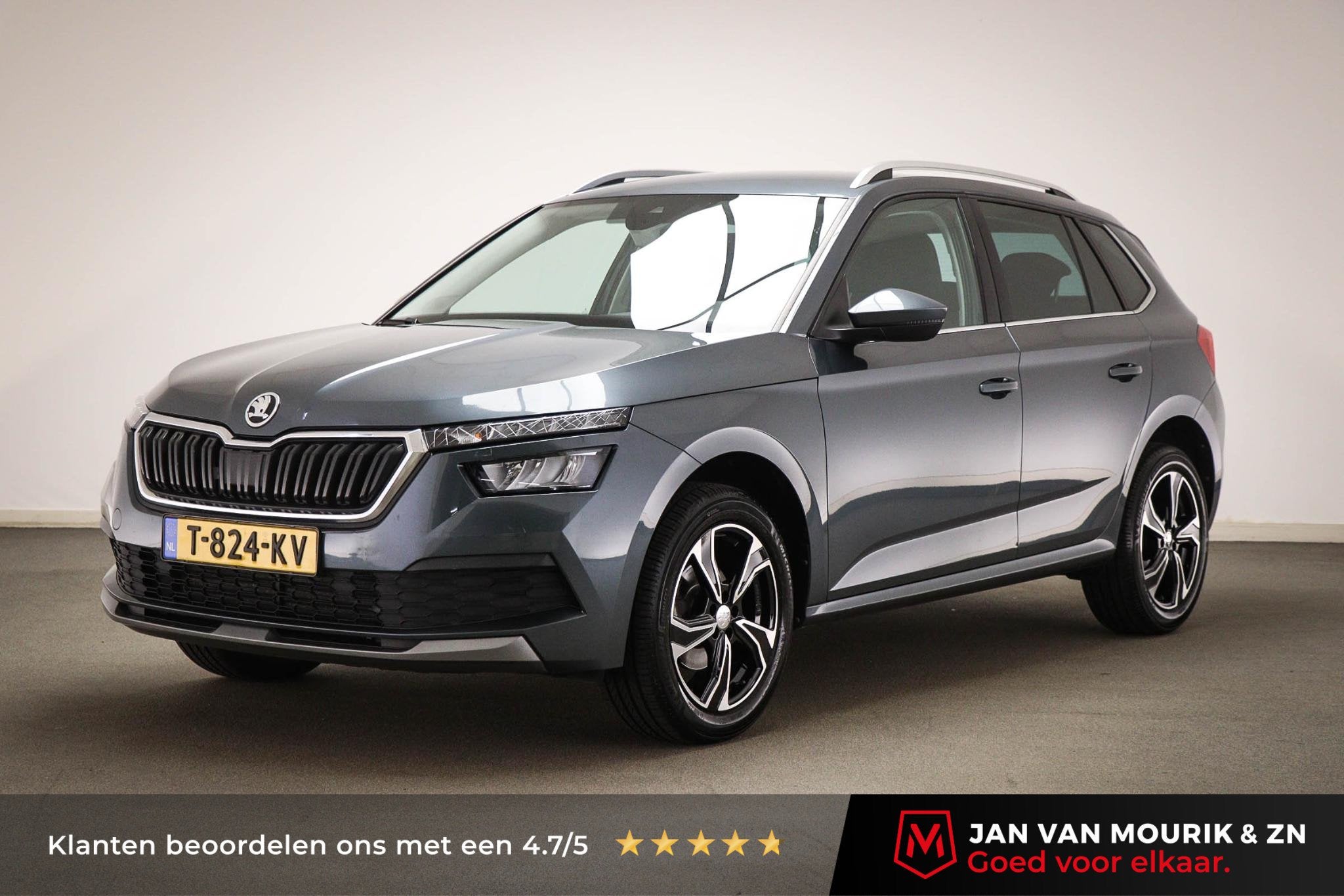 Skoda Kamiq 1.0 TSI Active | CLIMA | CRUISE | SMARTLINK | DA, Stof, Gebruikt, Euro 6, 49 €/maand