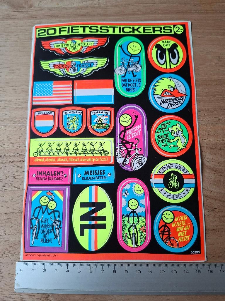 Stickervel fietsen, Ophalen of Verzenden, Zo goed als nieuw, Overige typen
