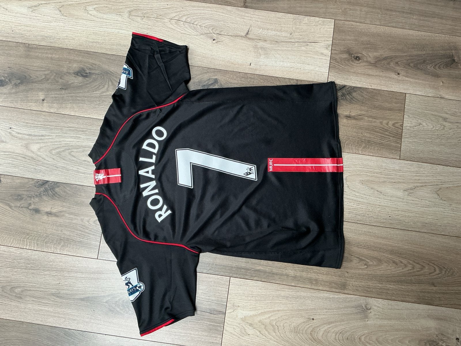 Manchester United Ronaldo uitshirt Maat M 2007-2008, Maat M, Ophalen of Verzenden, Gebruikt, Shirt