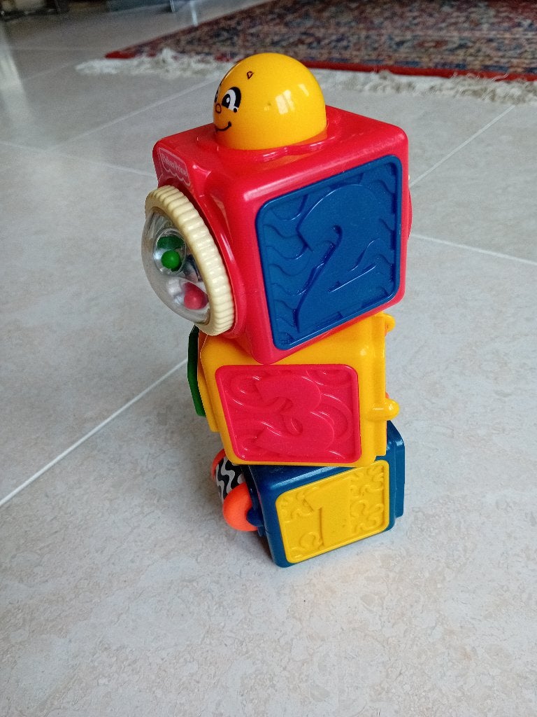Fisher-price Stacking Action Blocks Stapelblokken 3-delig., Ophalen of Verzenden, Gebruikt, Speelset