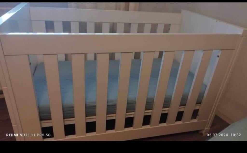 babybedje, Kinderen en Baby's, Ophalen, Gebruikt, Lattenbodem, Minder dan 140 cm