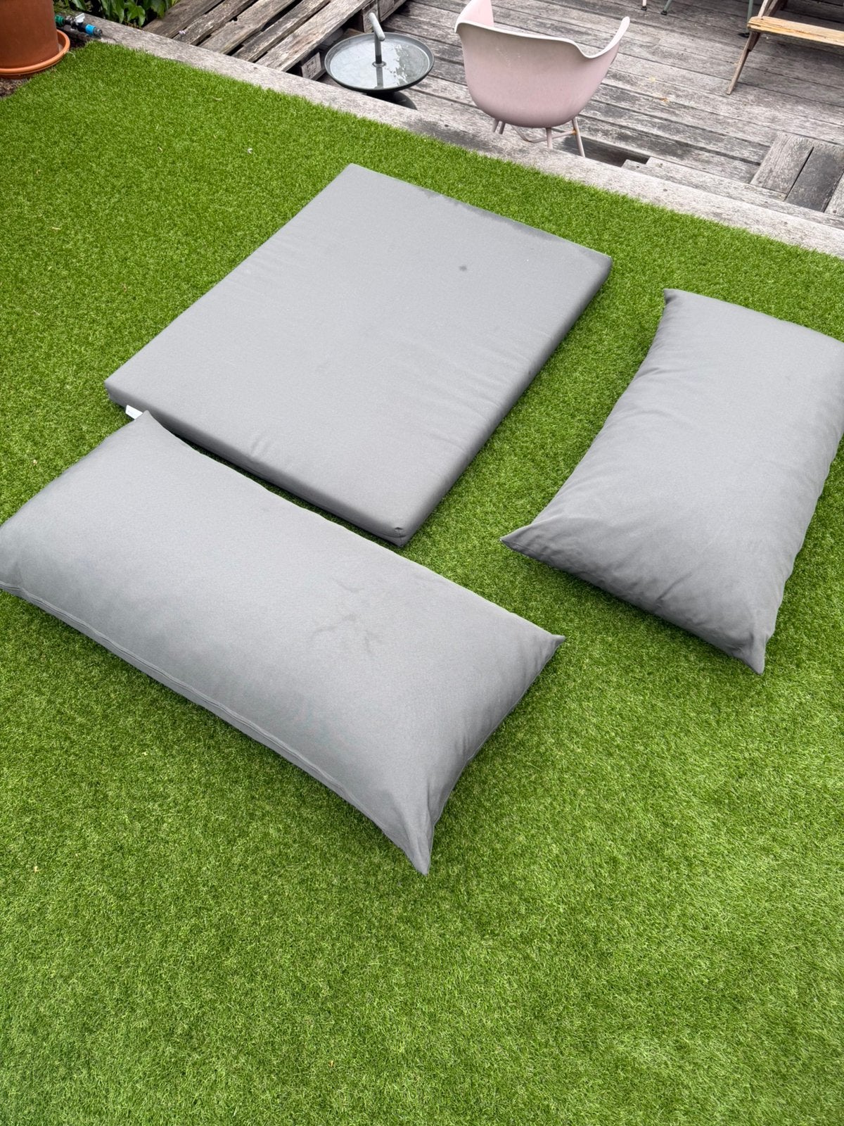 Lounge kussen mix, Tuin en Terras, Tuinsets en Loungesets, Ophalen, Zo goed als nieuw, 2 zitplaatsen, Loungeset