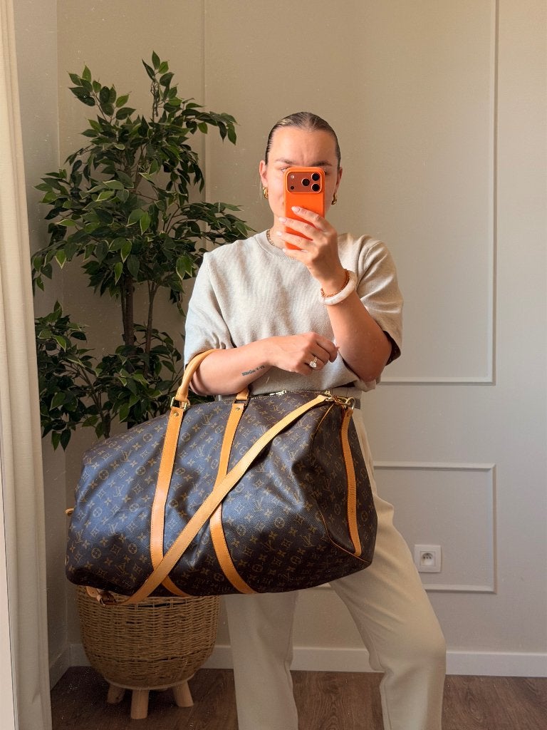 Louis Vuitton Keepall 55 Bandouliere - 1295, Sieraden, Tassen en Uiterlijk, Tassen | Reistassen en Weekendtassen, 40 tot 60 cm