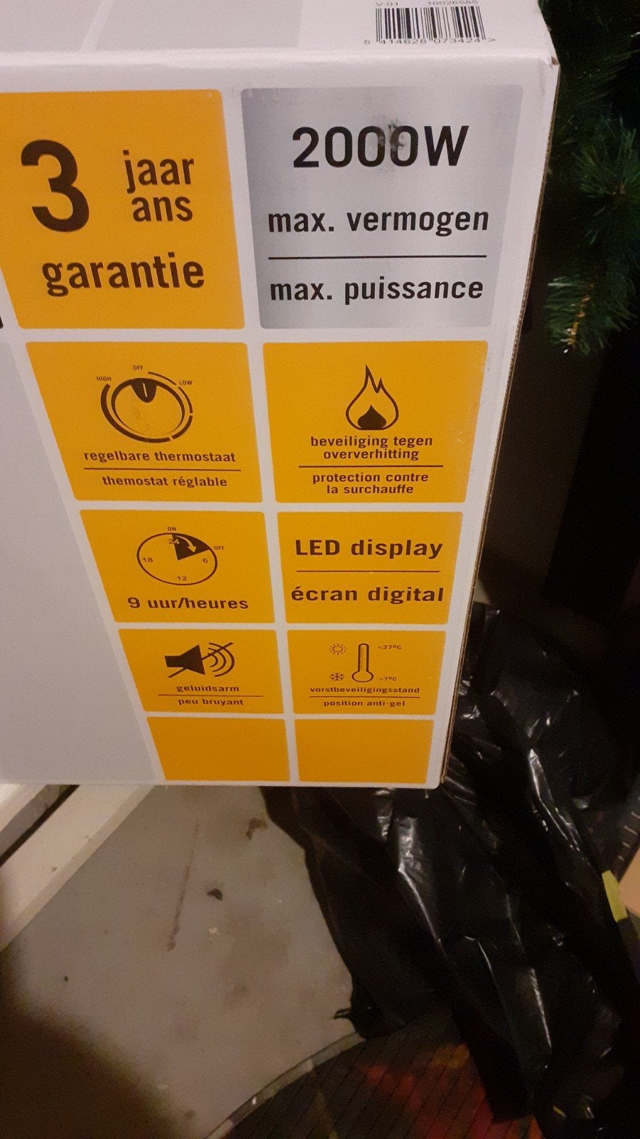 Electrische convector kachel , Z.G.A.N, Huis en Inrichting, Kachels, Ophalen of Verzenden, Elektrisch, Overige soorten