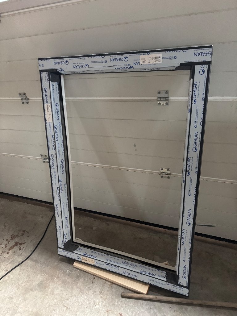 Kunststof kozijn Gealan met HR++ glas **nieuw**, Kunststof, Raamkozijn, Nieuw, Inclusief glas
