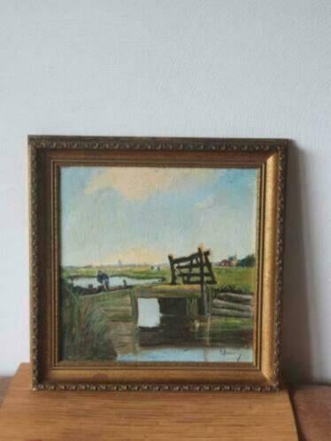 Schilderij Schipluiden 1941 Gerrit Fillekes, Ophalen