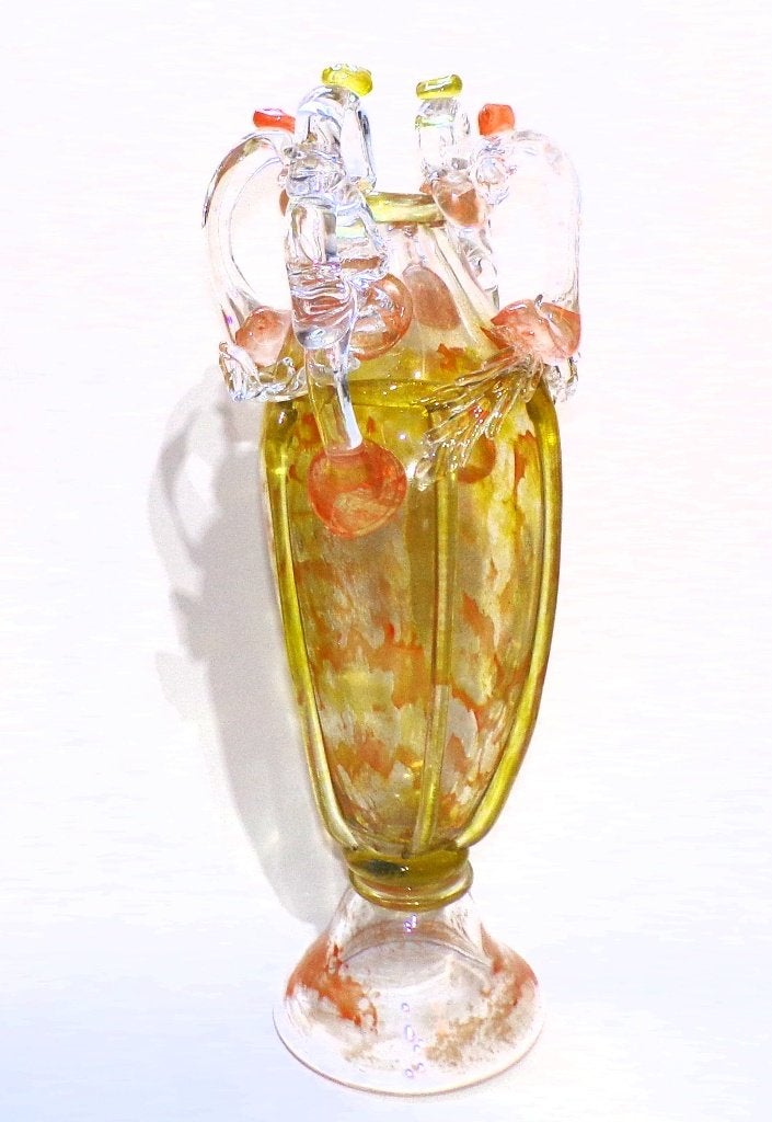 Bernard Heesen - unica glaskunst "Aguiere" ., Ophalen of Verzenden