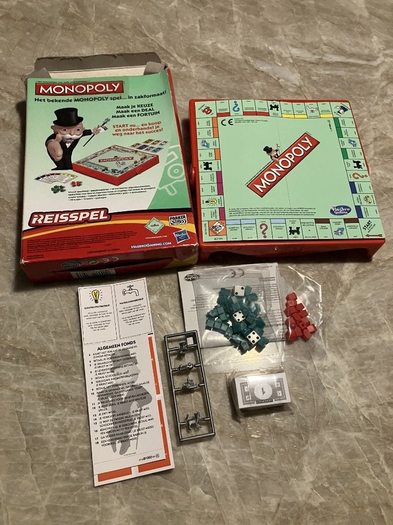 Monopoly reis editie, Ophalen of Verzenden, Nieuw
