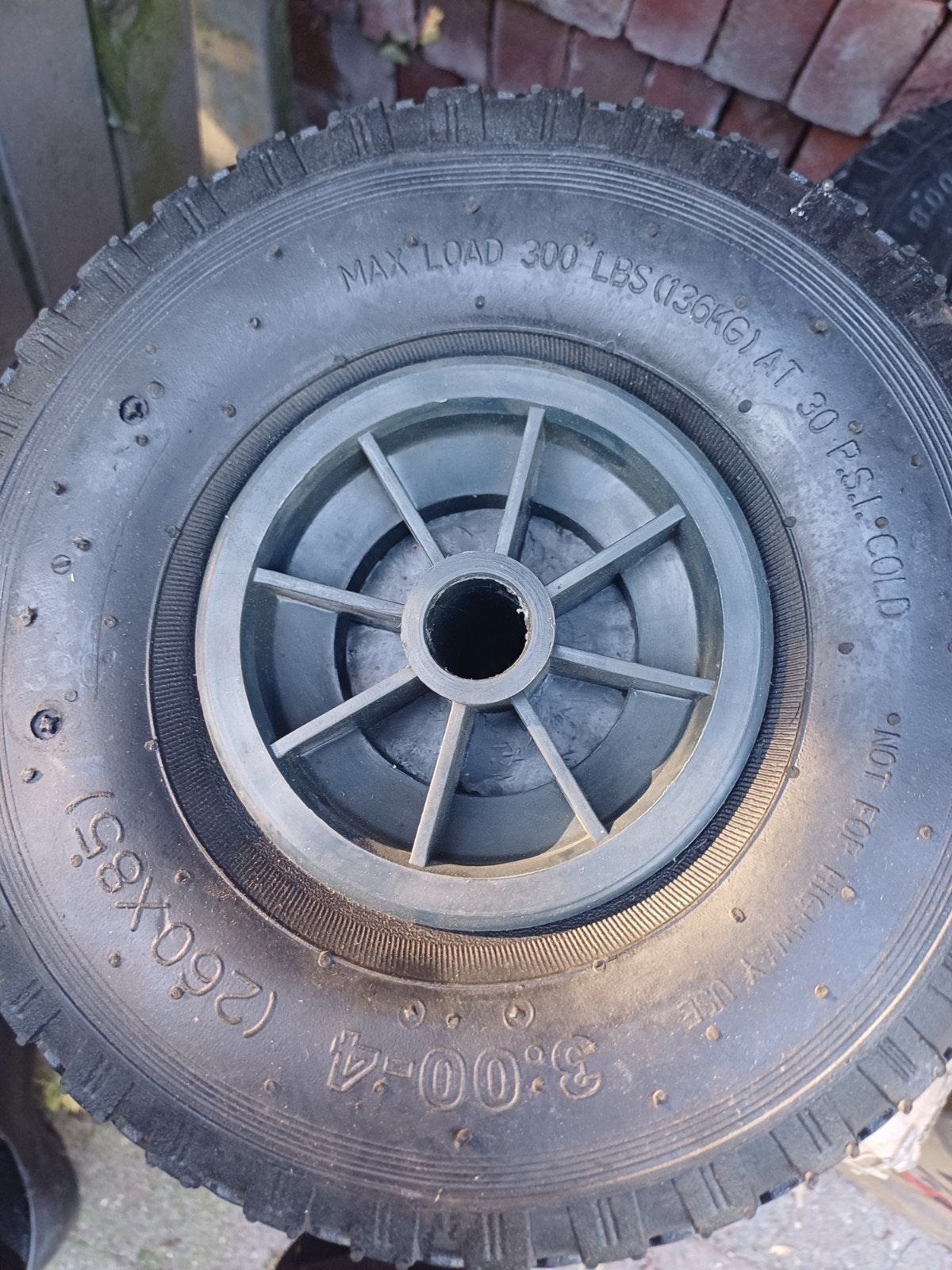 4 nieuwe banden met grijze velg voor bolderkar, Caravans en Kamperen, Ophalen of Verzenden, Nieuw