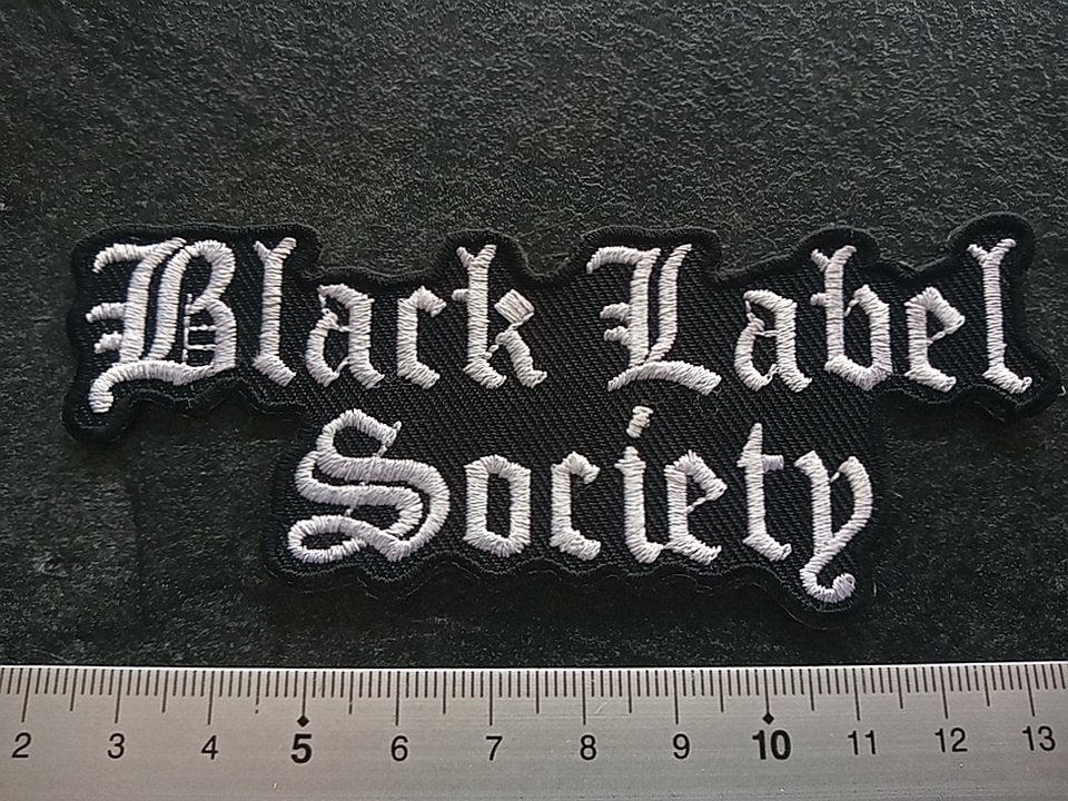 Black label society vrij  mooie shaped patch b94 - metal, Verzenden, Nieuw, Kleding