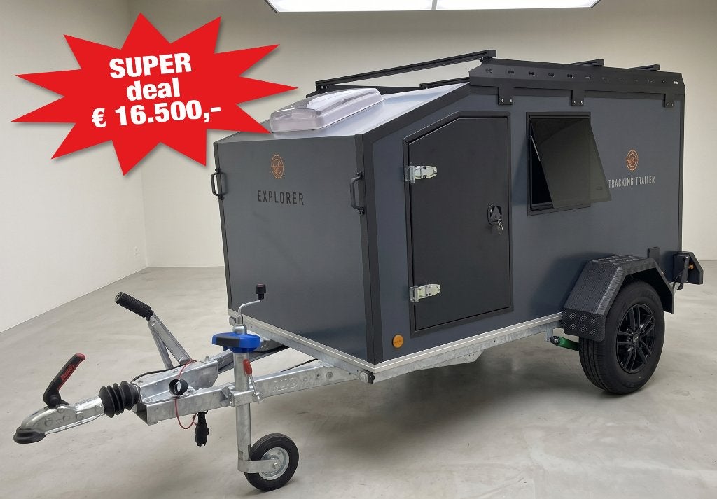 ZOMERDEAL:  Squaredrop Tracking Trailer minicaravan, Overige merken, Tracking Trailer, Den Ilp 68a, Tot en met 2