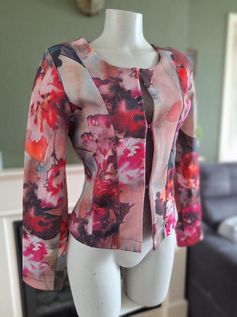 Rozes of Avalon multicolor S M 36 38 blazer jas, Maat 38/40 (M), Zo goed als nieuw, Jasje, Rozes of Avalon