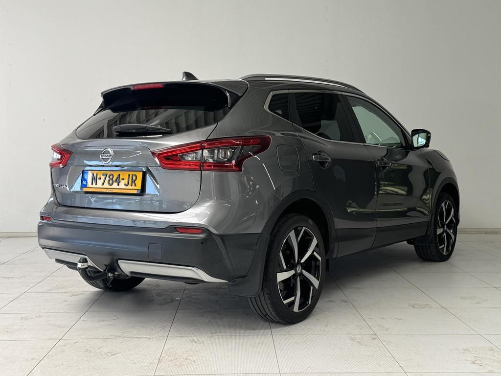 Nissan Qashqai 1.3 DIG-T Tekna + | Navigatie | Trekhaak | Pa, Voorwielaandrijving, 687 kg, Gebruikt, Met garantie (alle)