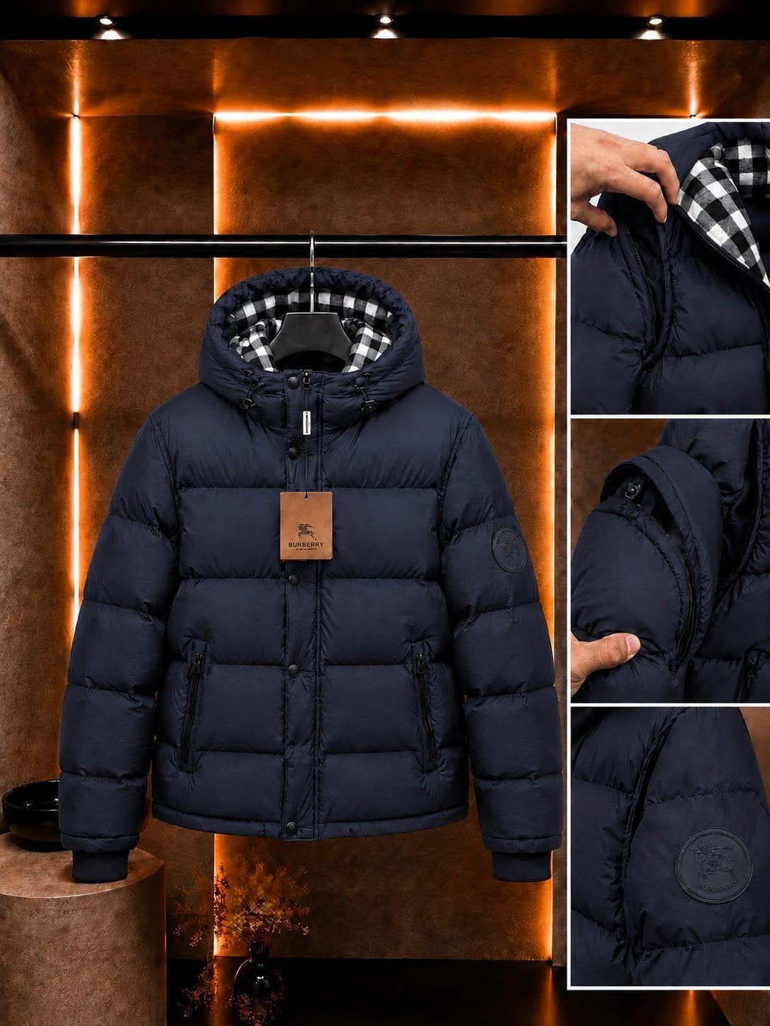Burberry puffer winter jassen, Ophalen of Verzenden, Nieuw, Overige maten, Zwart