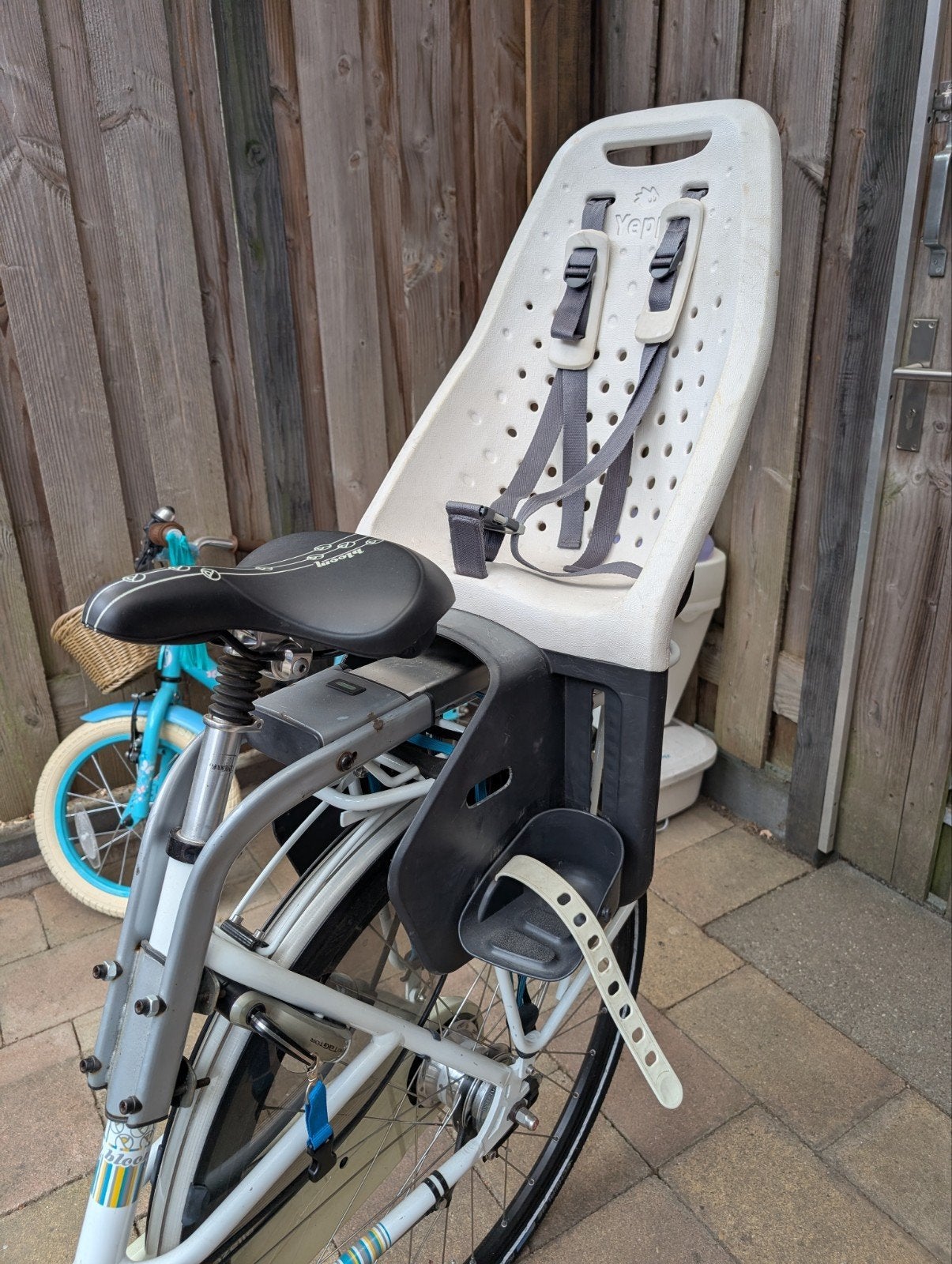 Yepp Original Maxi Achterzitje Fietsstoeltje, Ophalen, Achterzitje, Yepp, Gebruikt