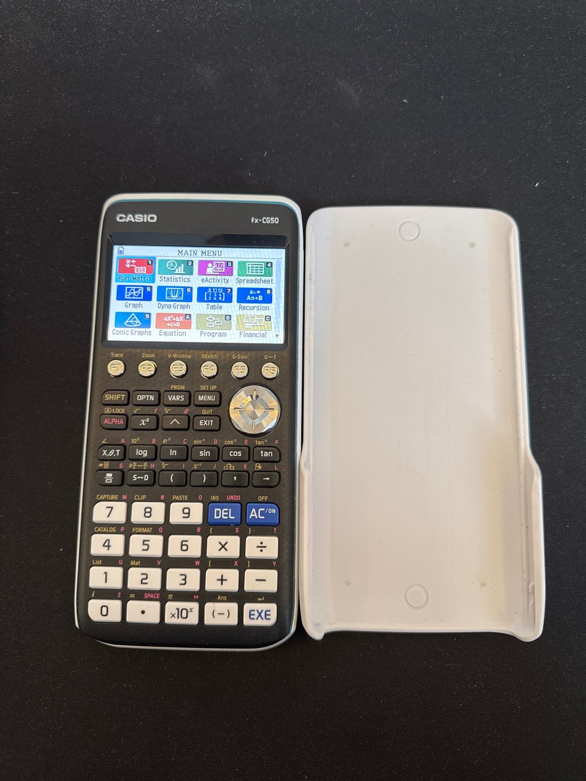 Casio fx-CG50 grafische rekenmachine, Ophalen of Verzenden, Grafische rekenmachine, Zo goed als nieuw