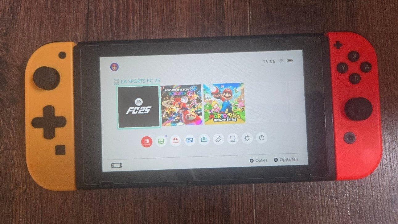 Nintendo Switch met dock/tv-bekabeling, Spelcomputers en Games, Spelcomputers | Nintendo Switch, Ophalen of Verzenden, Met 1 controller