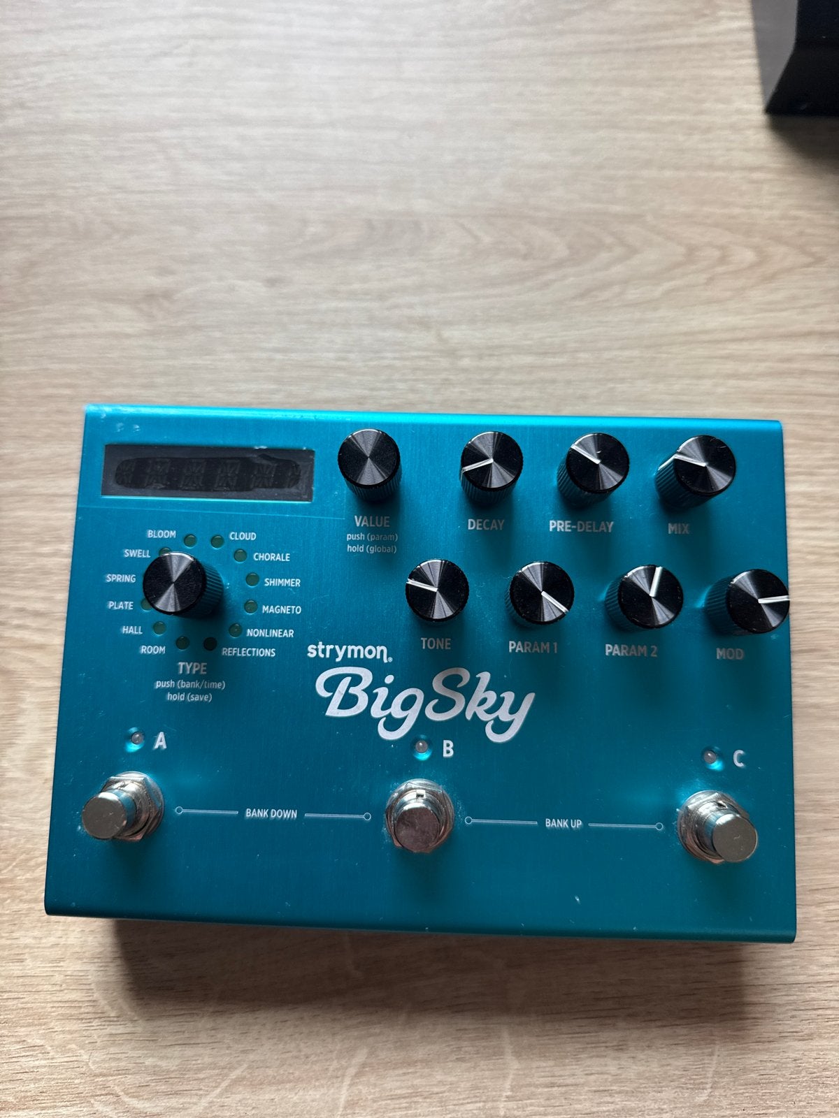 Strymon BigSky Reverb Pedaal - Zo goed als nieuw, Muziek en Instrumenten, Effecten, Ophalen, Zo goed als nieuw, Reverb