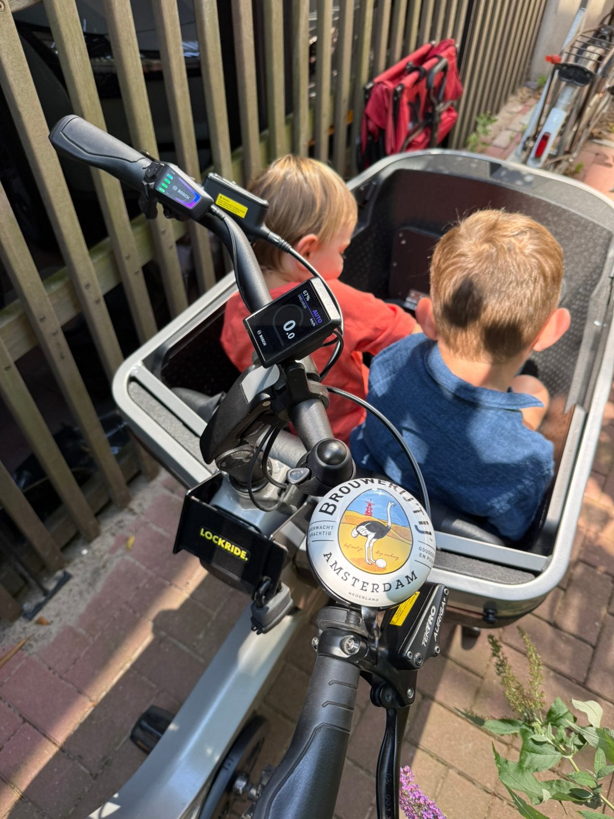 Maak je (bak)fiets compleet met de Brouwerij het IJ fietsbel, Fietsen en Brommers, Ophalen of Verzenden, Zo goed als nieuw, Overige modellen
