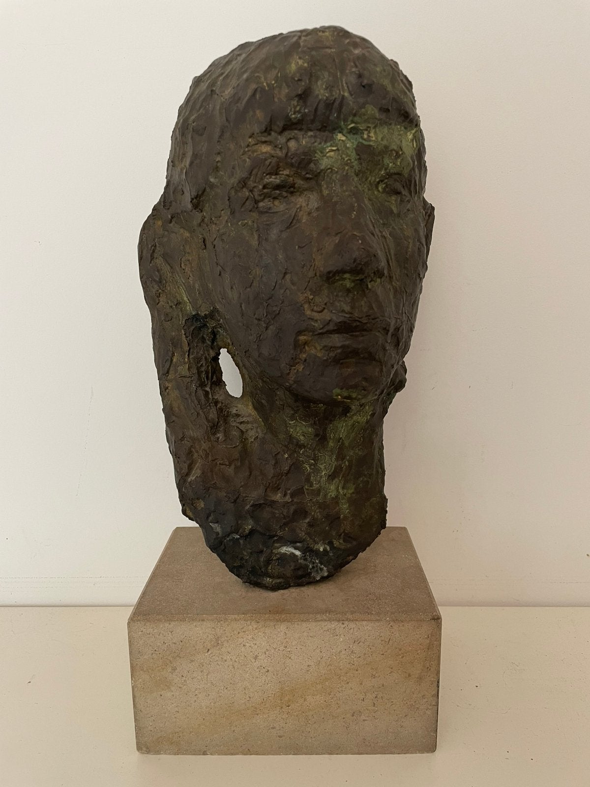 Uniek Brons Jan Vaes (1927-1994) - Portret van Ansje (1958), Antiek en Kunst, Kunst | Beelden en Houtsnijwerken, Ophalen, Buste