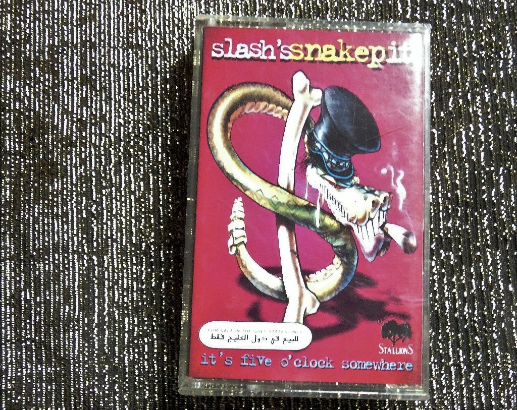 Slash's Snakepit-(Slash,vanGuns N Roses)-cassette 1995, Ophalen, Gebruikt, 1 bandje