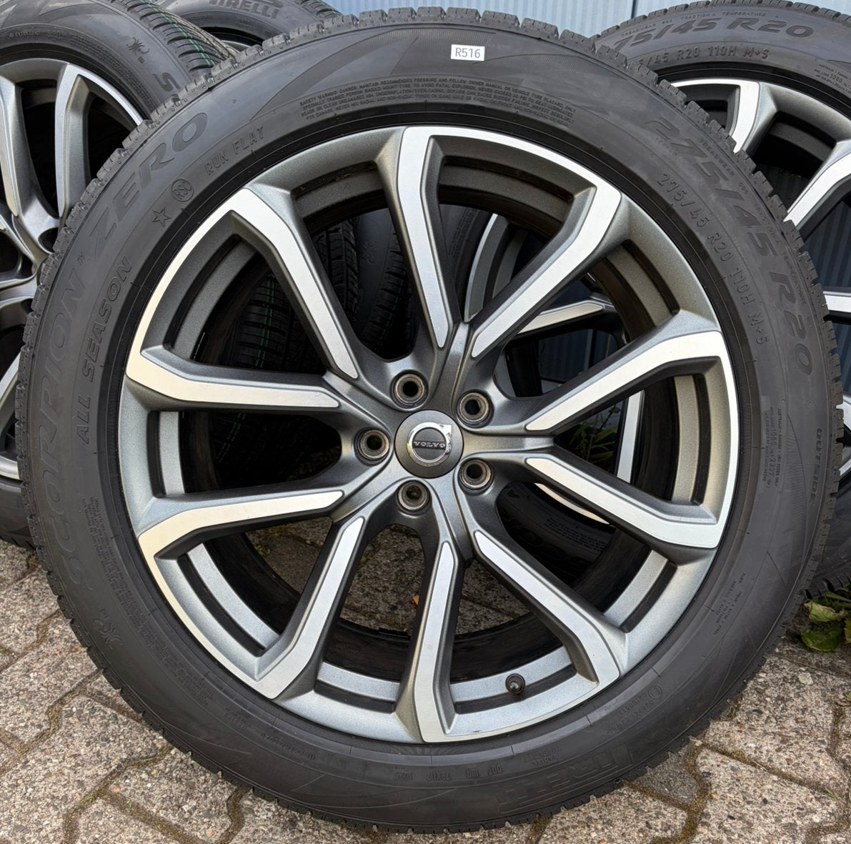 20” Originele Volvo XC90 Velgen + Nieuwe Allseasonbanden, Auto-onderdelen, Banden en Velgen, 275 mm, Banden en Velgen, Nieuw, 20 inch