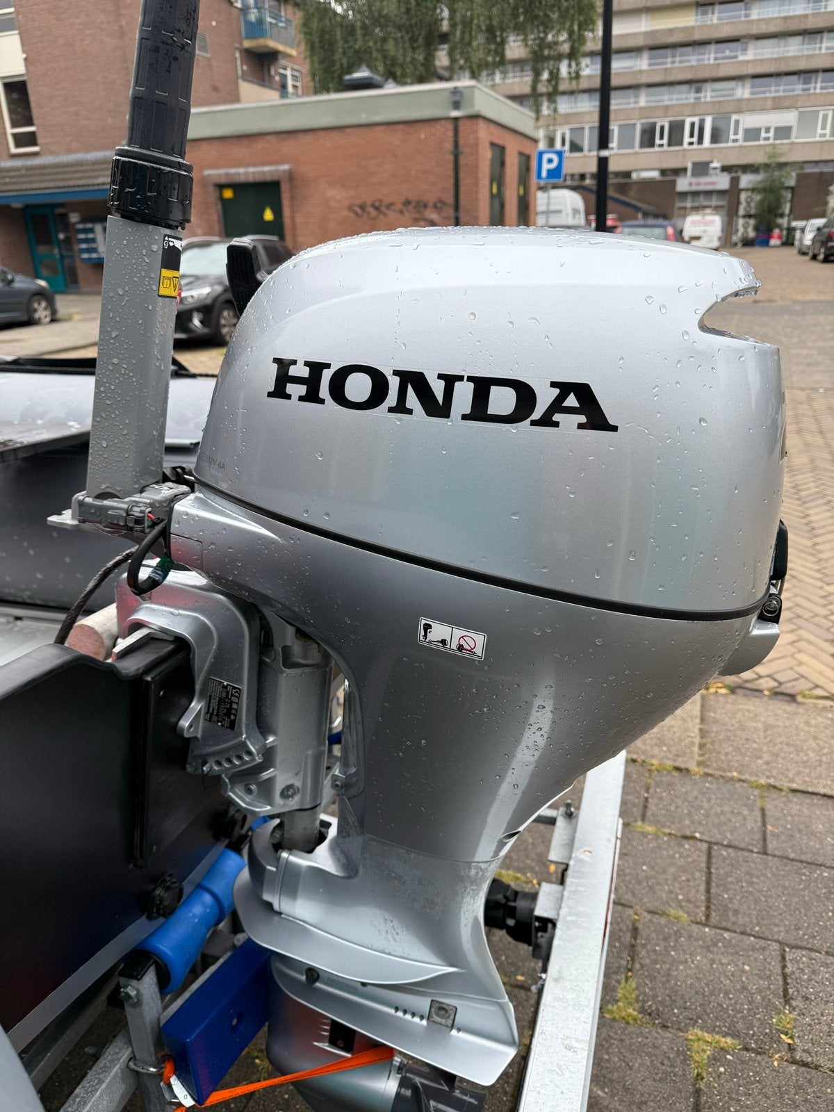 Rubberboot Kolibri KM 450DSL met 20 pk Honda en traile, Watersport en Boten, Ophalen, Aluminium, Kolibri, 20 pk