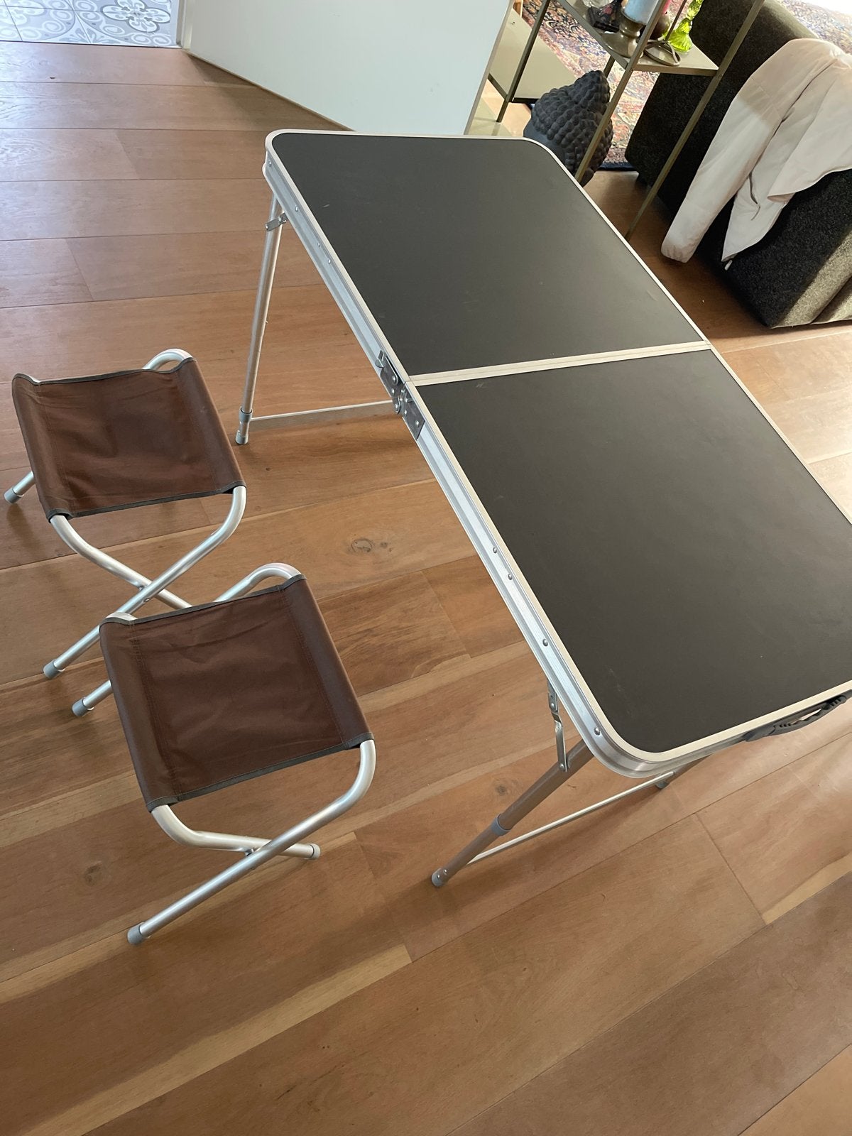 Campingtafel inklapbaar 120x60x70 cm, Ophalen, Gebruikt, Campingtafel