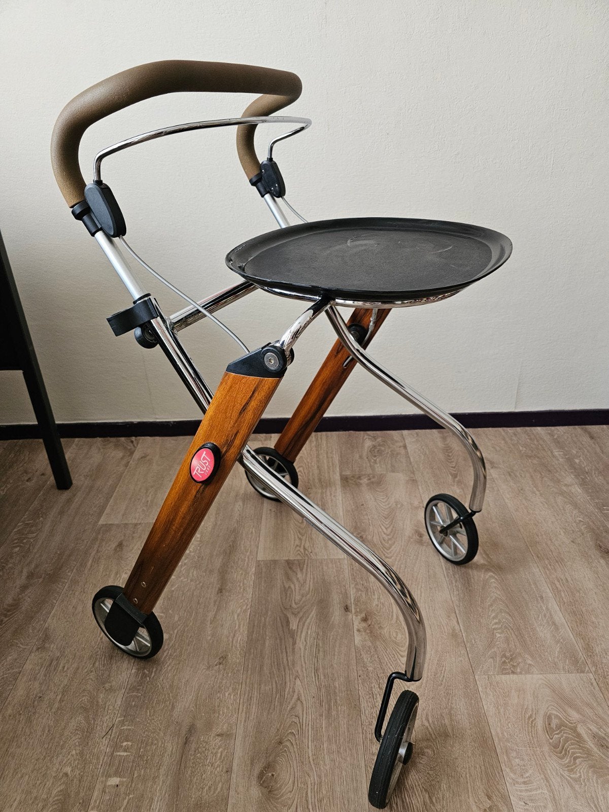 TrustCare Let's Go Indoor rollator - Walnoot., Diversen, Ophalen, Lichtgewicht