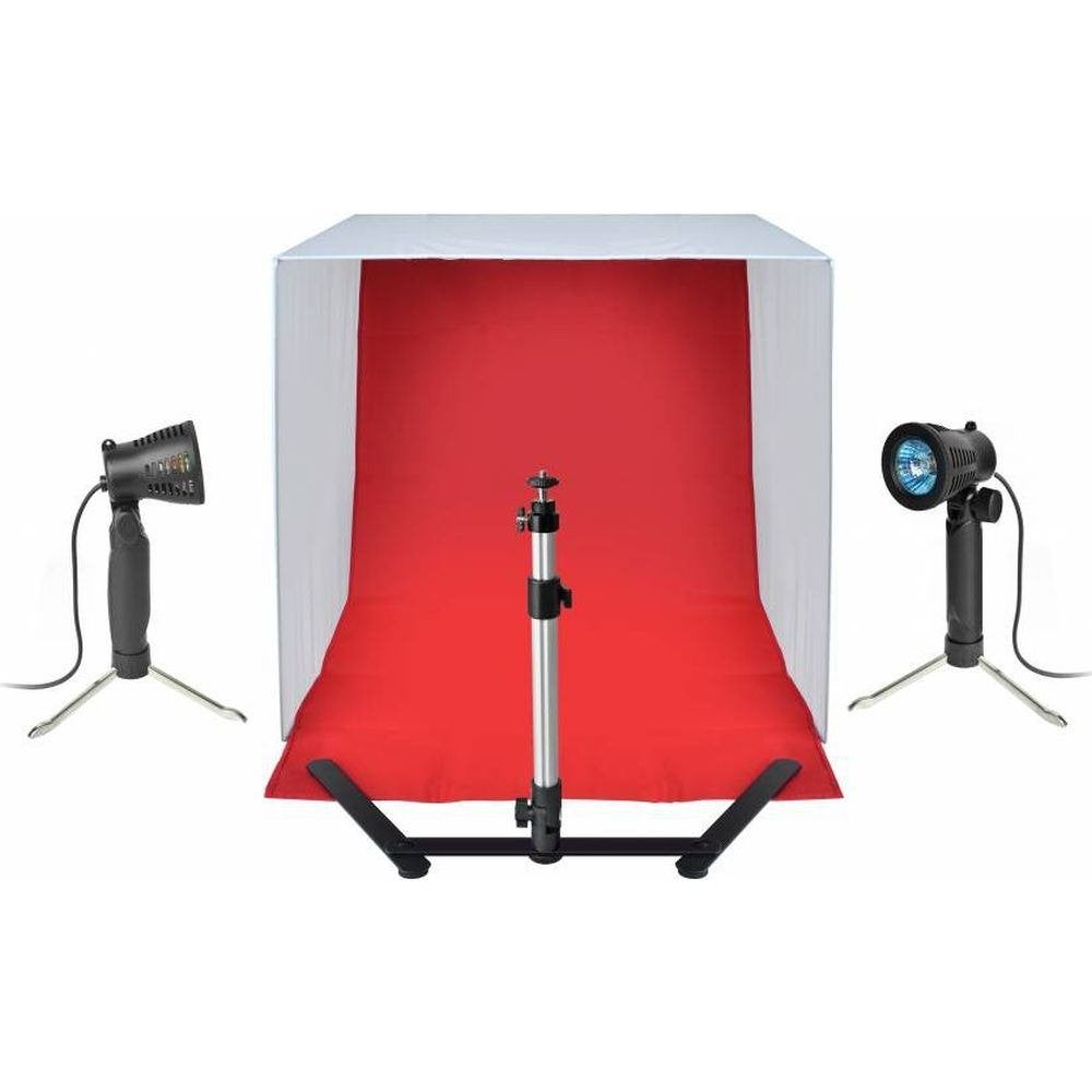 Portable fotostudio 40x40x40 cm., Audio, Tv en Foto, Fotografie | Fotostudio en Toebehoren, Zo goed als nieuw, Complete fotostudio