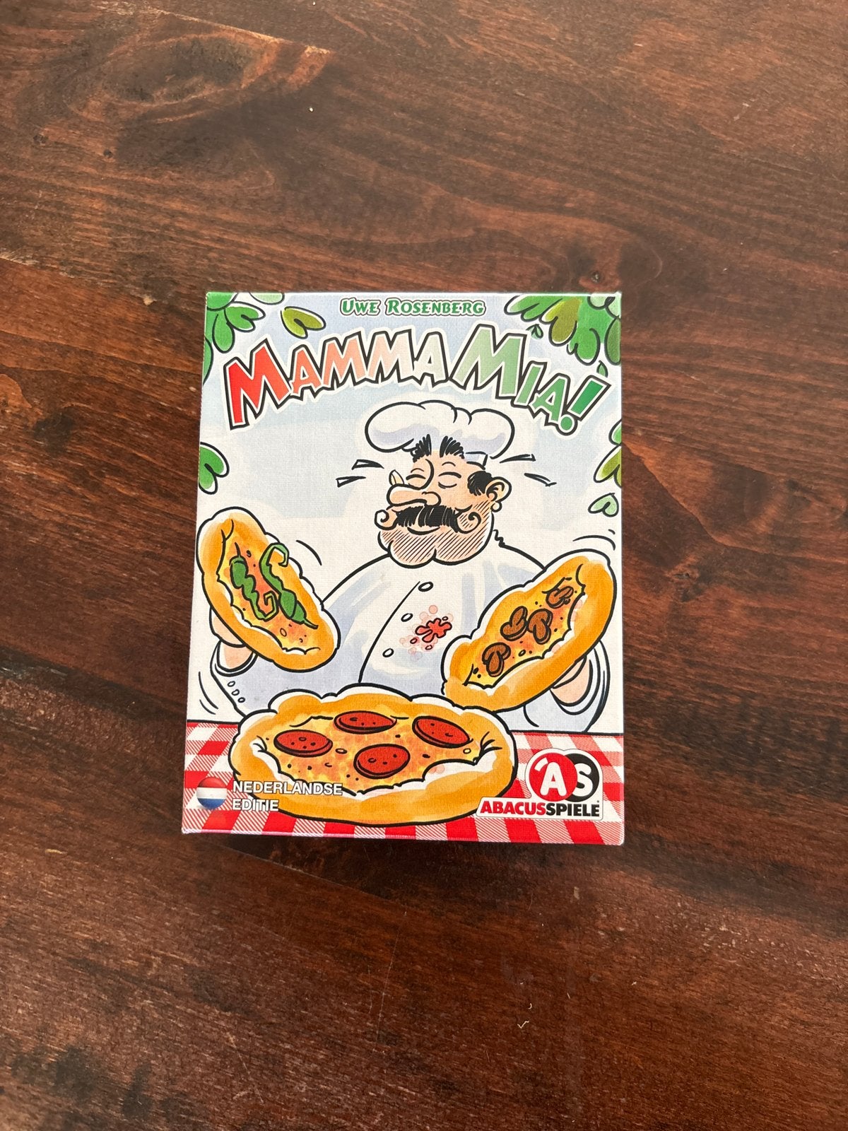 Mamma Mia! Kaartspel van Uwe Rosenberg (Nederlandse Editie), Een of twee spelers, Ophalen of Verzenden, Gebruikt