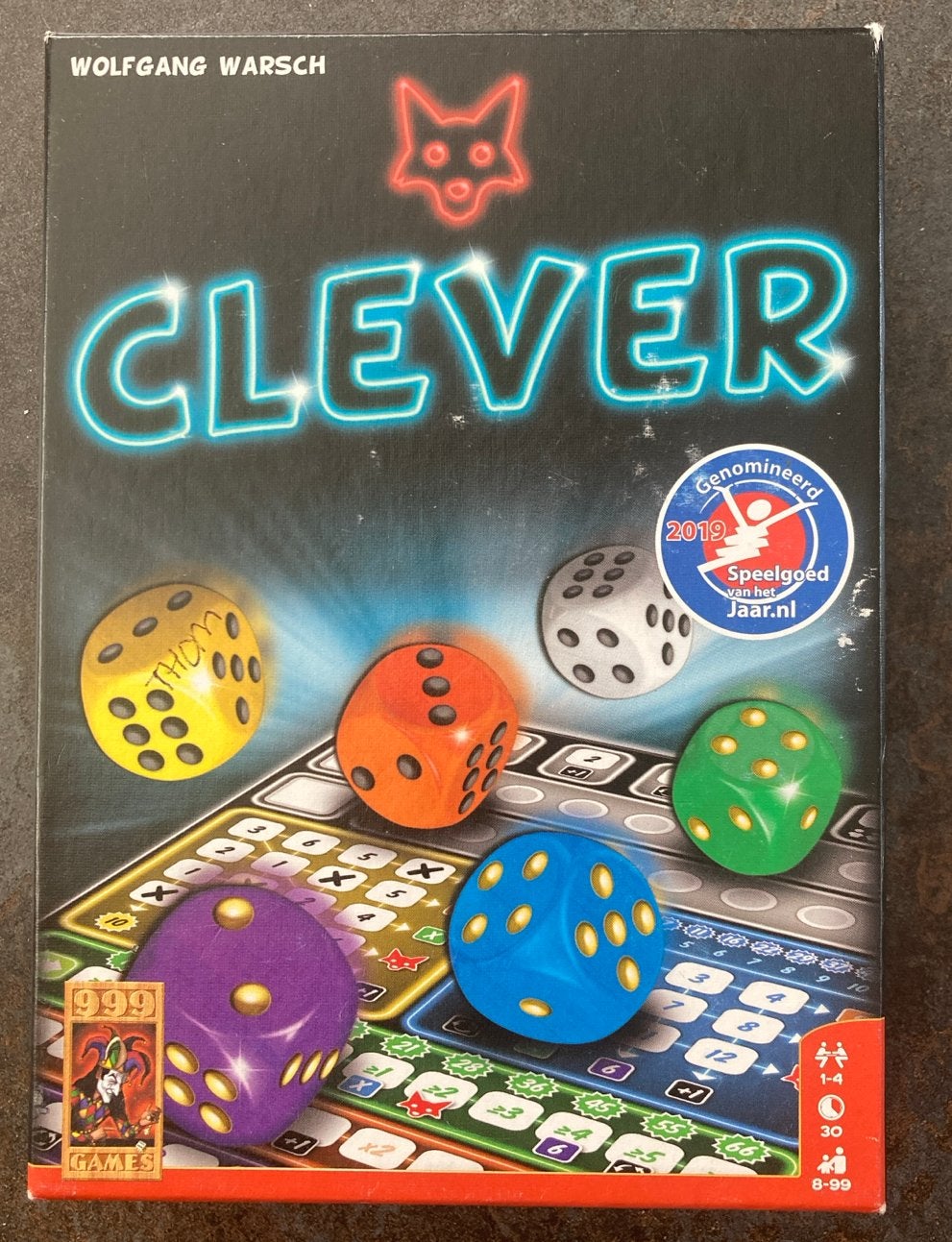 Clever dobbelspel - Zo goed als nieuw, Een of twee spelers, Ophalen of Verzenden, Zo goed als nieuw