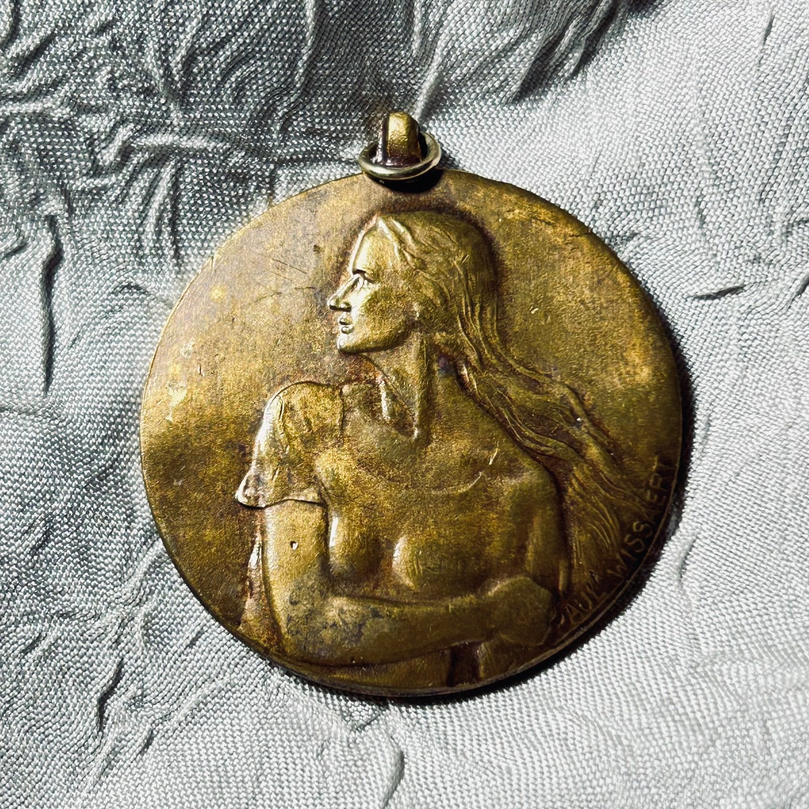 Bronzen Belgische Verzetsmedaille 1940-1945, Ophalen of Verzenden, Overige materialen, Buitenland