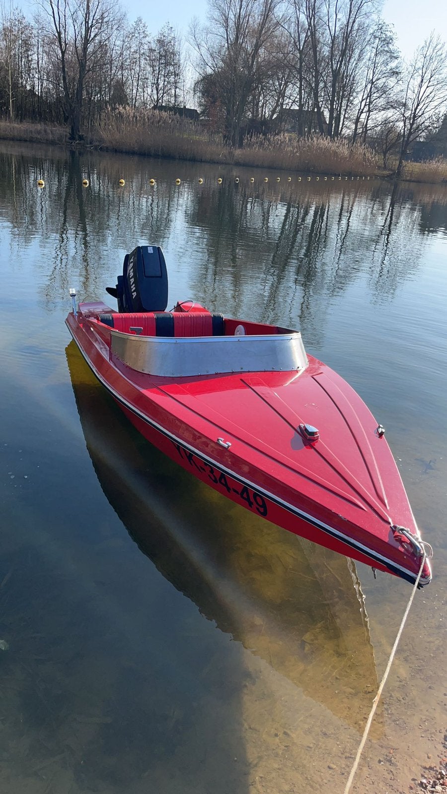 Speedboot 75 pk Yamaha, Watersport en Boten, Ophalen, Motor en Techniek, Motorboot
