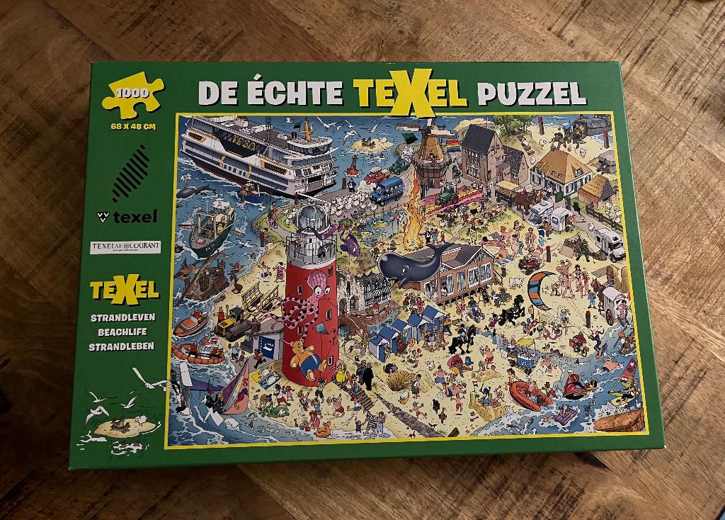 Texel puzzel, Ophalen, 500 t/m 1500 stukjes, Gebruikt, Legpuzzel