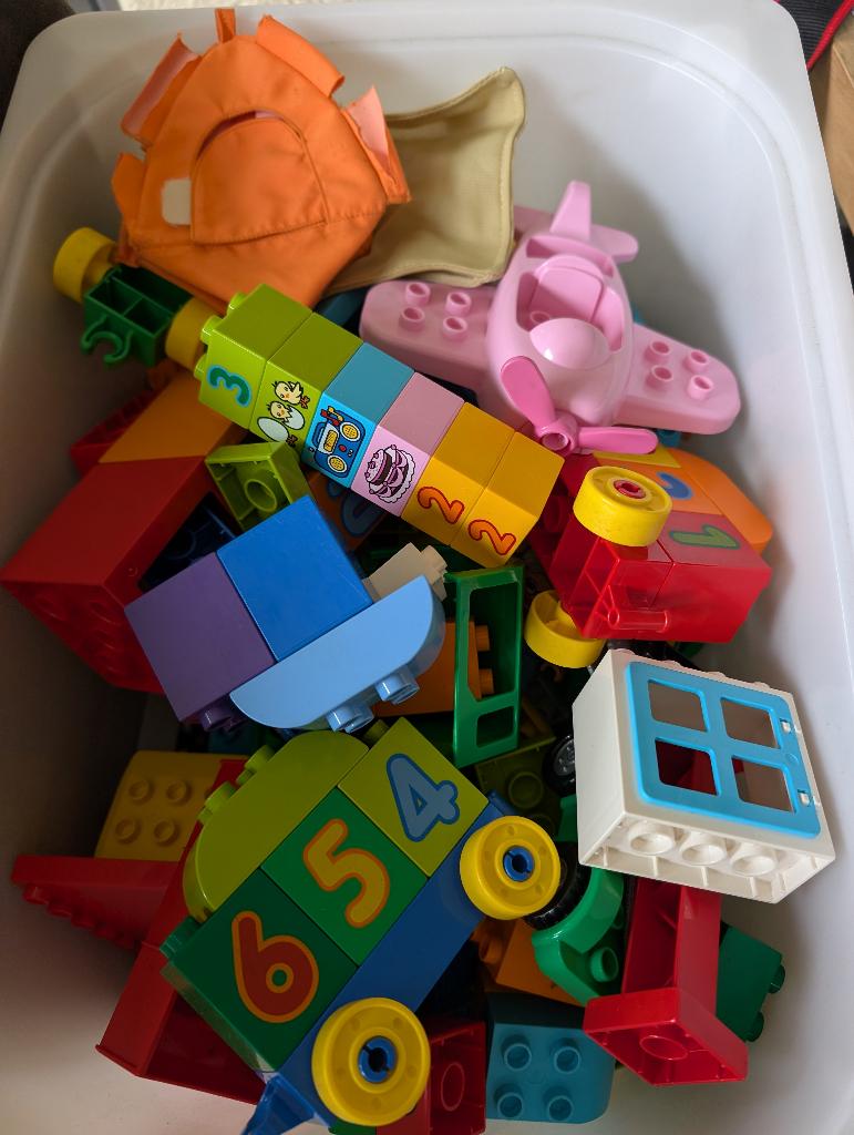 Grote partij Duplo, Kinderen en Baby's, Speelgoed | Duplo en Lego, Inclusief minifiguren, Overige thema's, Ophalen of Verzenden