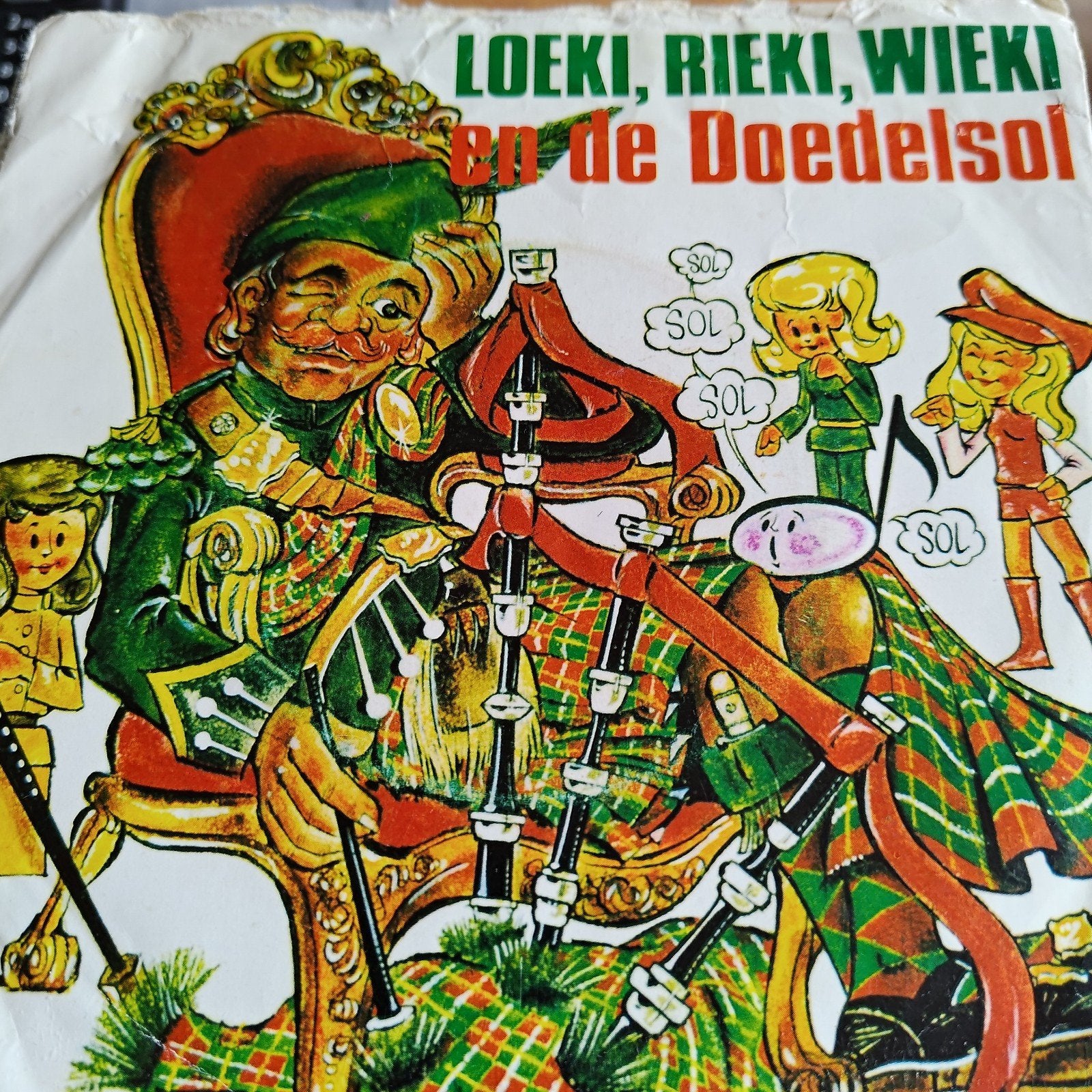 Loeki, Rieki, Wieki en de Doedelsol  Vintage Kinderliedjes, Ophalen of Verzenden, Gebruikt, 7 inch, Overige genres