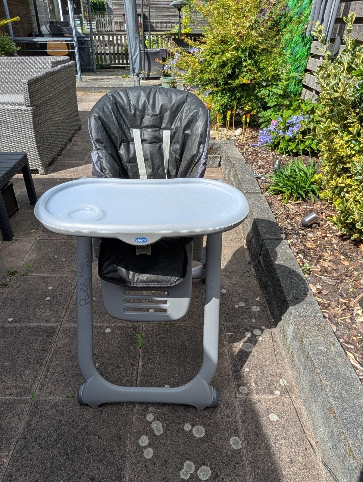 Inklapbare kinderstoel, grijs, Ophalen, Gebruikt, Meegroeistoel