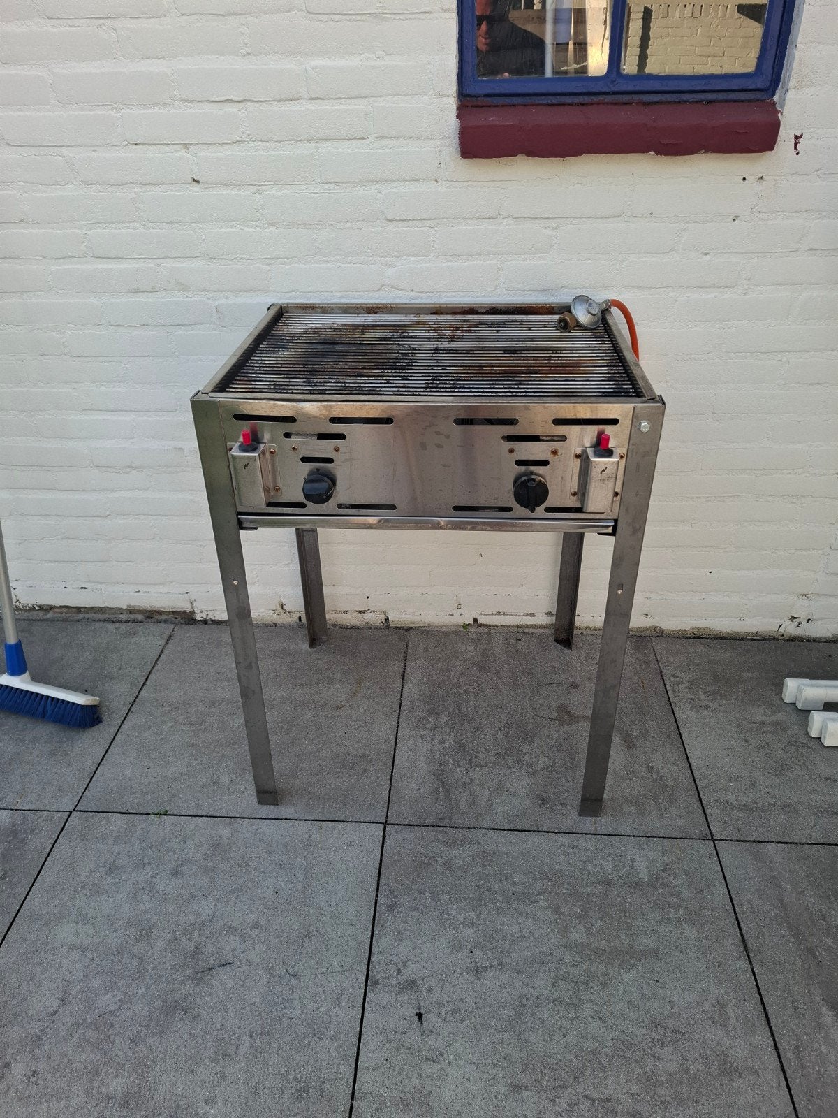 Hendi Gas Barbecue - Professionele RVS BBQ, Ophalen, Gebruikt, Hendi