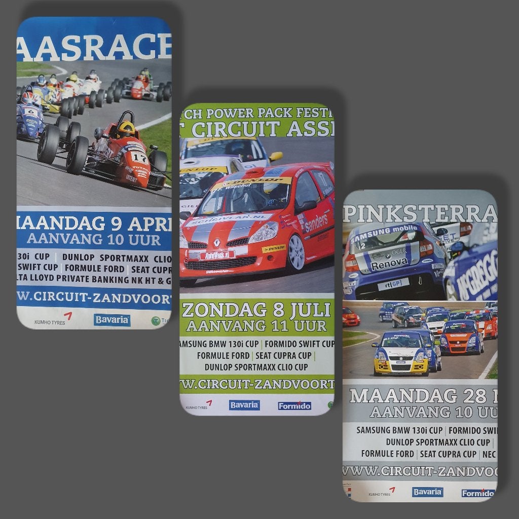 Posters Zandvoort - Assen - Paas- en Pinksteraces, Verzenden, Sport, A1 t/m A3, Rechthoekig Staand