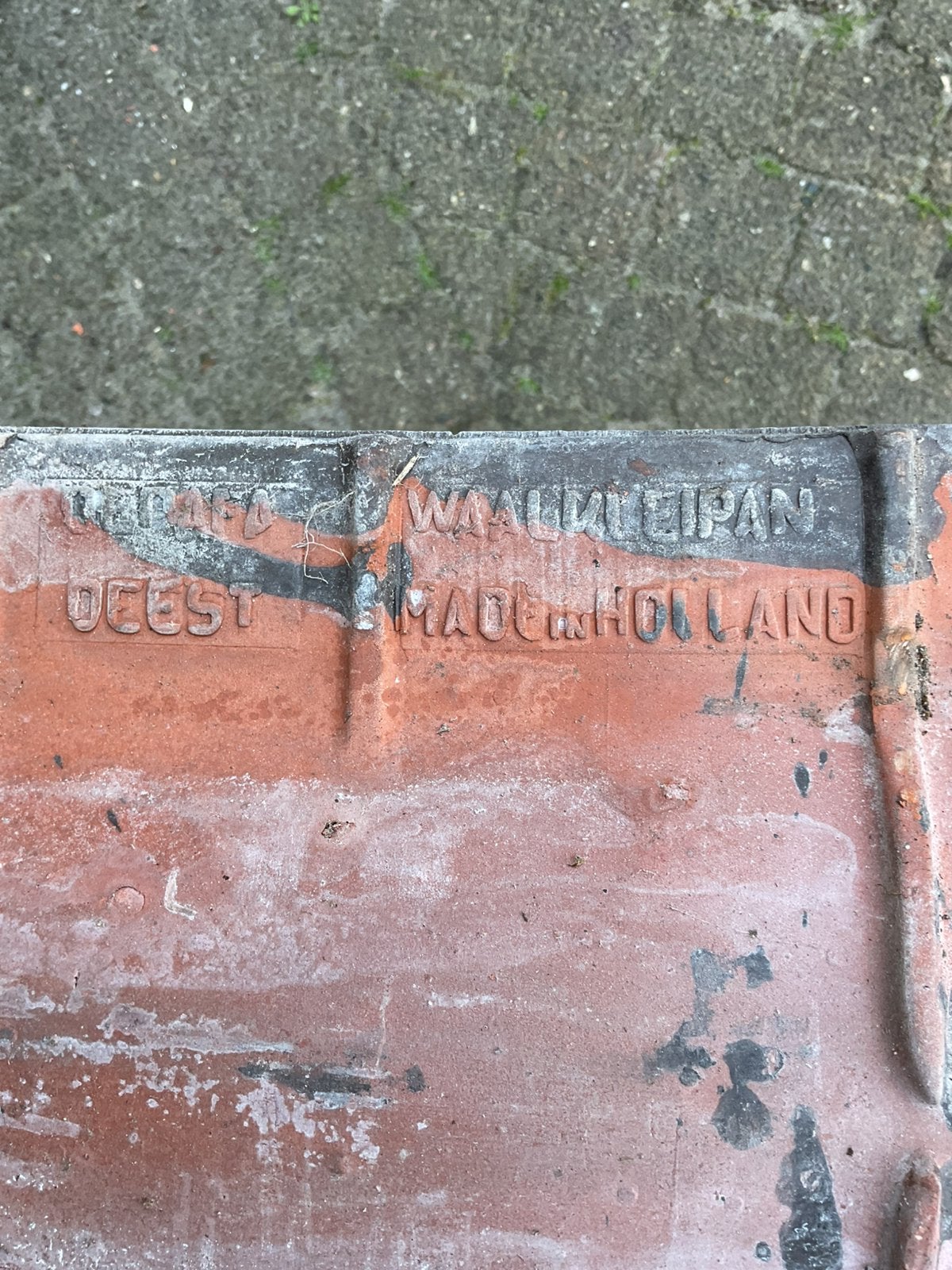 Waal kleipannen, Made in Holland, Deest, Gebruikt, Steen of Klei, Ophalen of Verzenden, Minder dan 5 m²