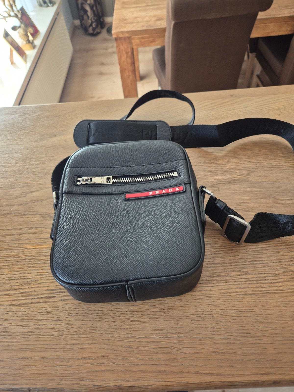 Nieuwe Prada Heren Crossbody Tas, Overige merken, Minder dan 30 cm, Nieuw, Ophalen of Verzenden