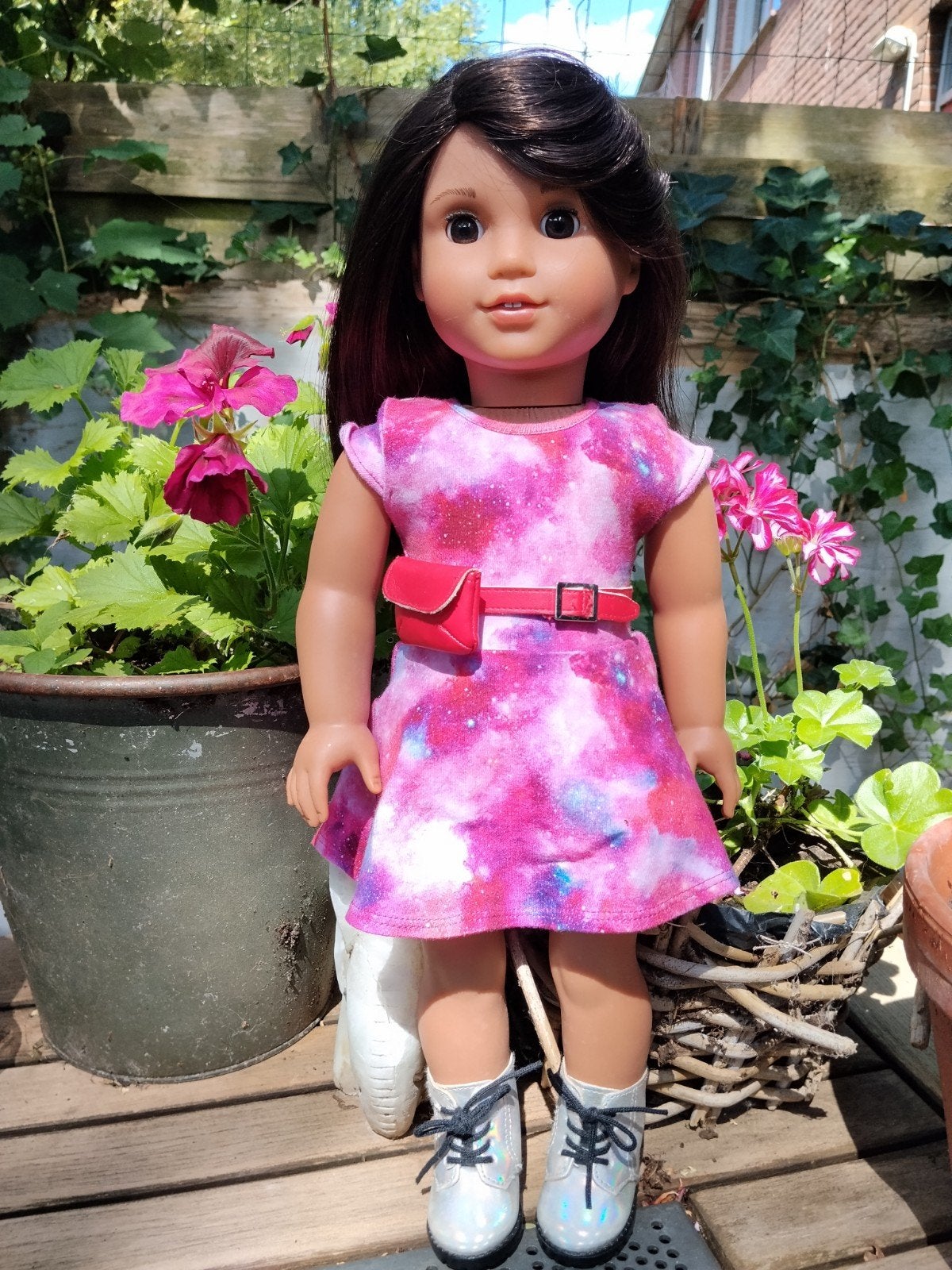 American Girl doll Luciana Vega, American Girl pop, Ophalen of Verzenden, Zo goed als nieuw, Pop