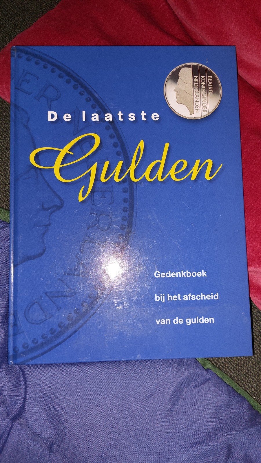 De Laatste Gulden Gedenkboek met munten, Postzegels en Munten, Munten | Nederland, Ophalen of Verzenden
