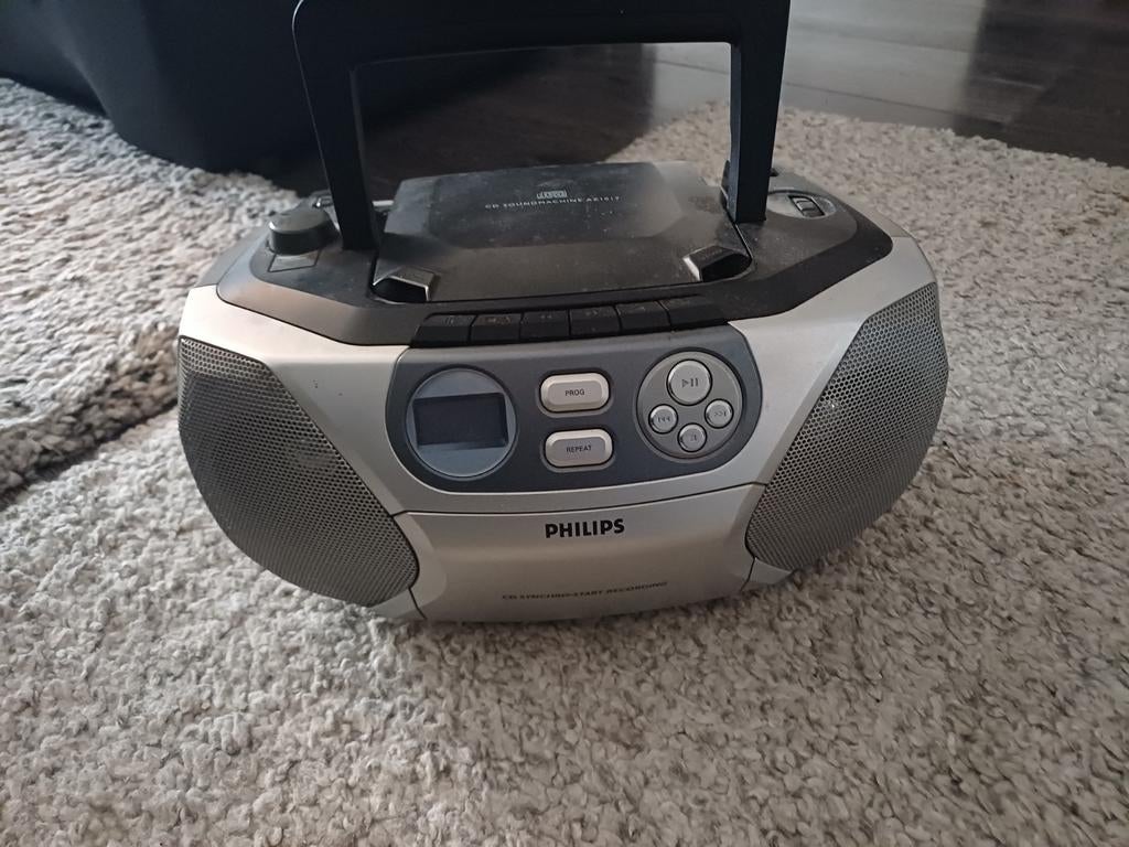 Philips CD Soundmachine AZ1317 Radio met CD-speler, Ophalen of Verzenden, Gebruikt, Radio, Met cd-speler