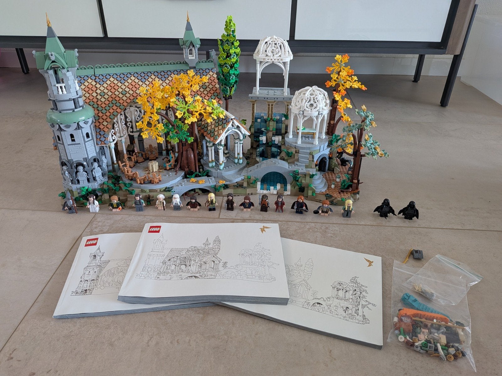 LEGO Rivendell 10316 + MOC Add-on iTavix (zgan), Overige thema's, Lego, Ophalen of Verzenden, Zo goed als nieuw