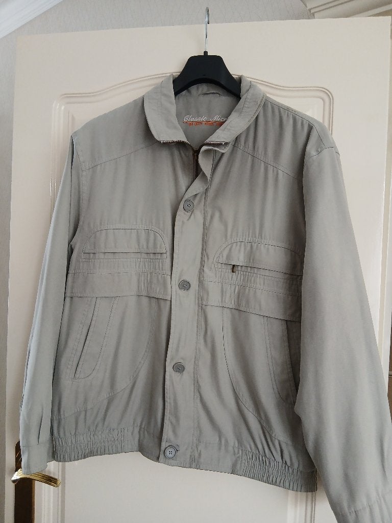 Jas maat 50, Kleding | Heren, Maat 48/50 (M), Zo goed als nieuw, Grijs, C&A