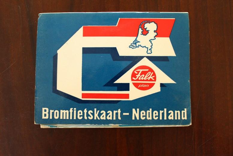 Falk fiets bromfiets kaart Nederland, Ophalen of Verzenden, Gebruikt